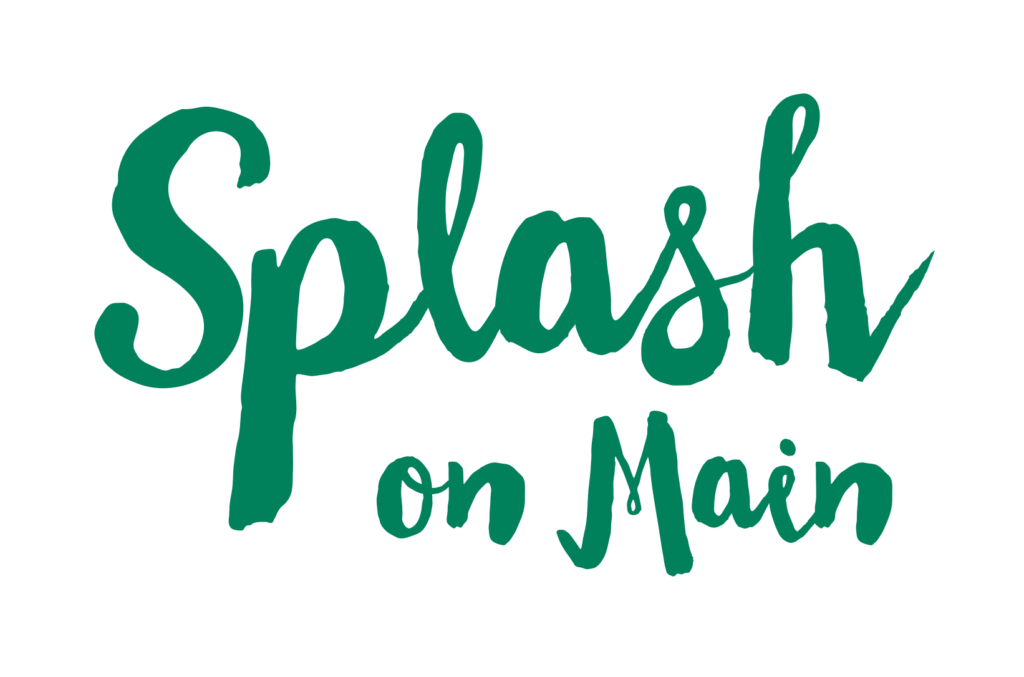 Splash on Main XMAS GREEN logo trans