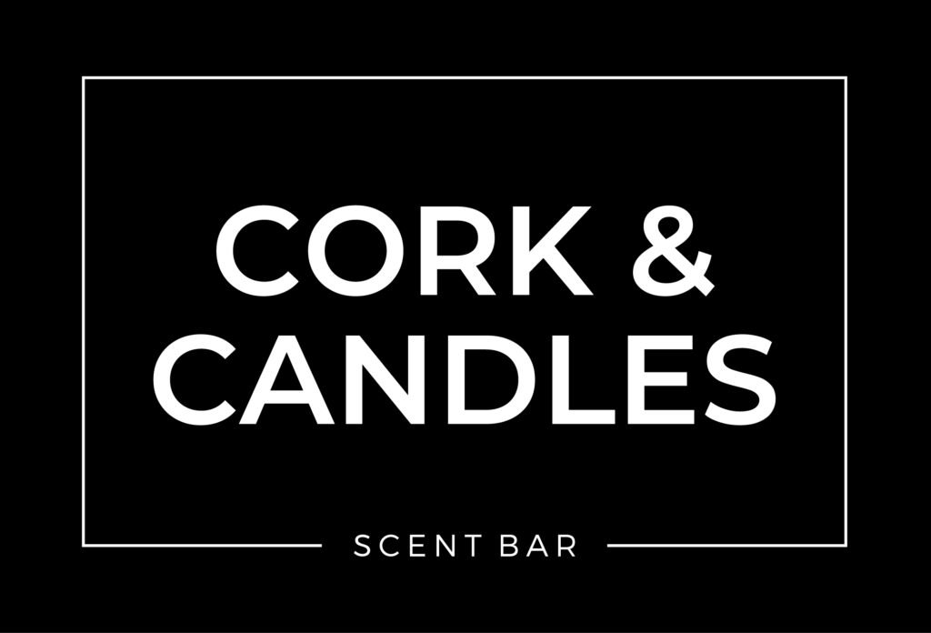 Cork & Candles logo_print_white